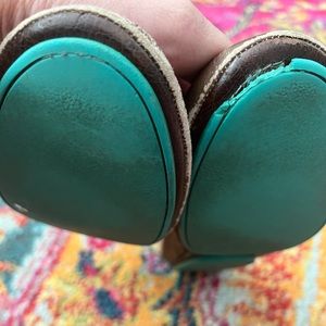 Tieks project shoes, gold size 13